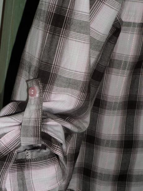 Káro blúza, h&m,140