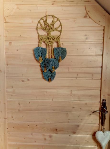 Pletený lapač snov,