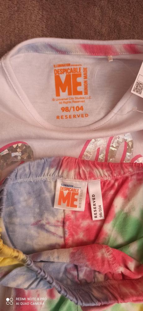 Krátke pyžamo pre dievčatko 98/104, reserved,98