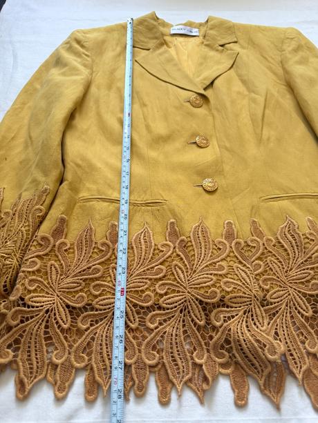 Jedinečný 3-dielny vintage komplet blacky dress, 42