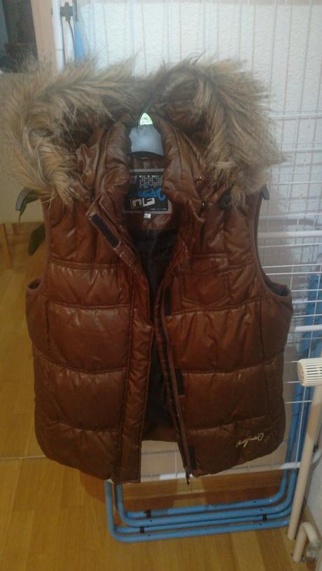 Northfinder teplá vesta s kožušinkou na kapucni xl, northfinder®,xl