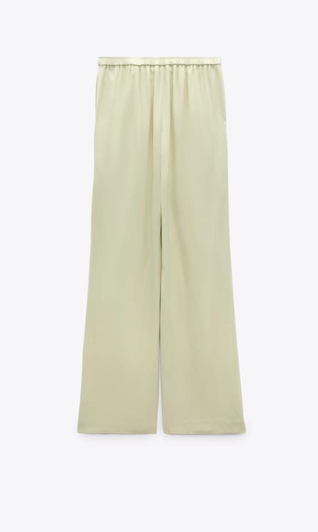 Nohavice zara v pyzamovom style c. l, zara,l