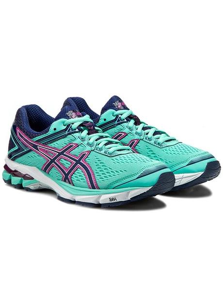 Bežecké tenisky asics aqua mint indigo blue, asics,38