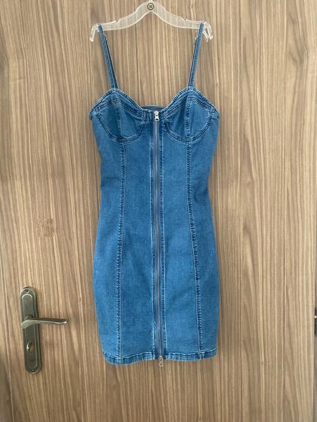 Riflové šaty, tally weijl,36