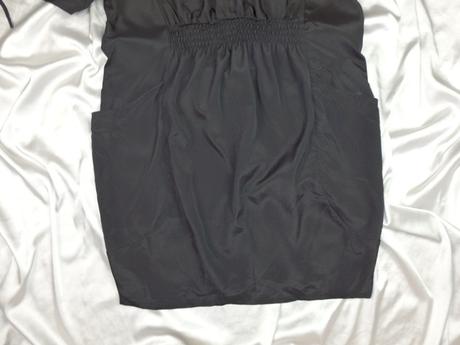 Čierne šaty s vreckami, only,42