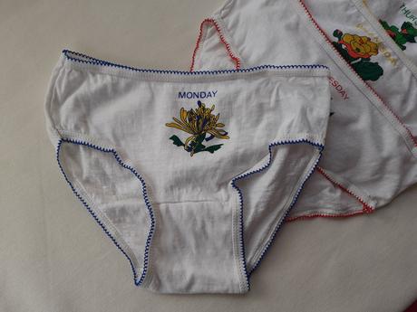 Dievčenske bavlnené nohavičky, 6 kusov, xs-s, xs