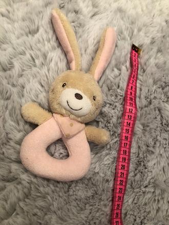 Hrkálka látková zajko,