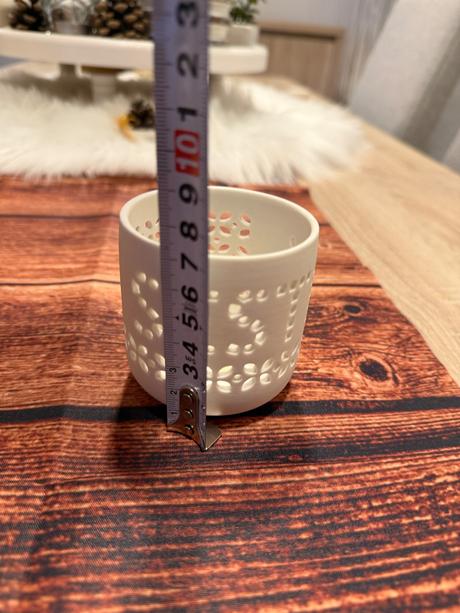 Keramický svietnik s nápisom sestra,