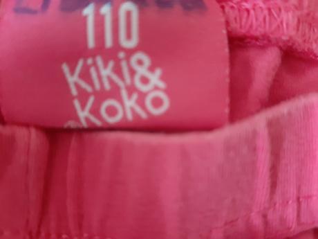 Detské dievčenské legíny ružové, kiki&koko,110