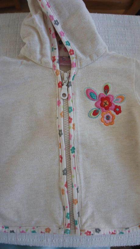 Mikinka tepláková s kvietkami, cherokee,68