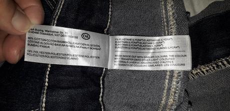 Elastické džínsové kraťasy, c&a,152