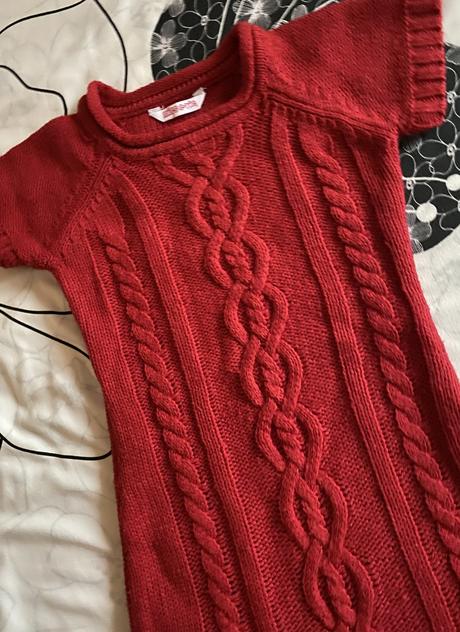 Pletené šaty miss e vie v. 116 - 5-6 rokov, e-vie,116