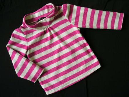 Jemný flísový pulóvrik so stojačikom, 2-3r., george,104