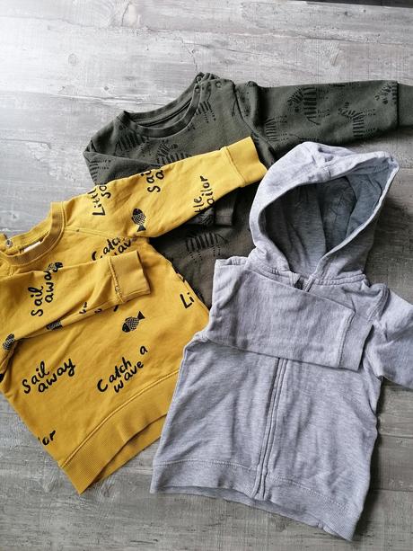 Mikinky 3 ks, h&m,80