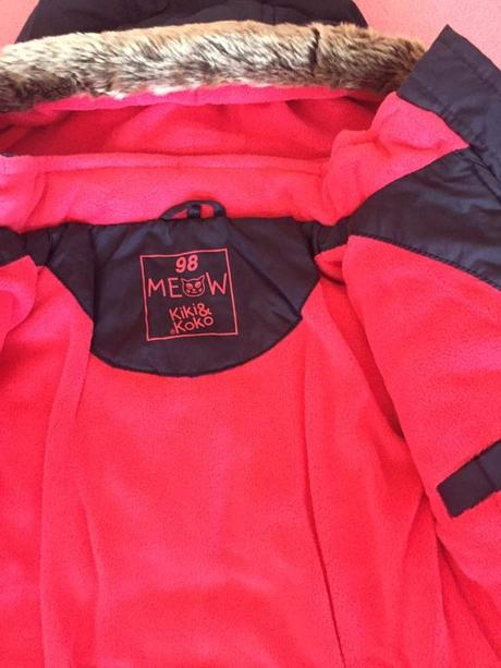 Detská zimná vetrovka, 98