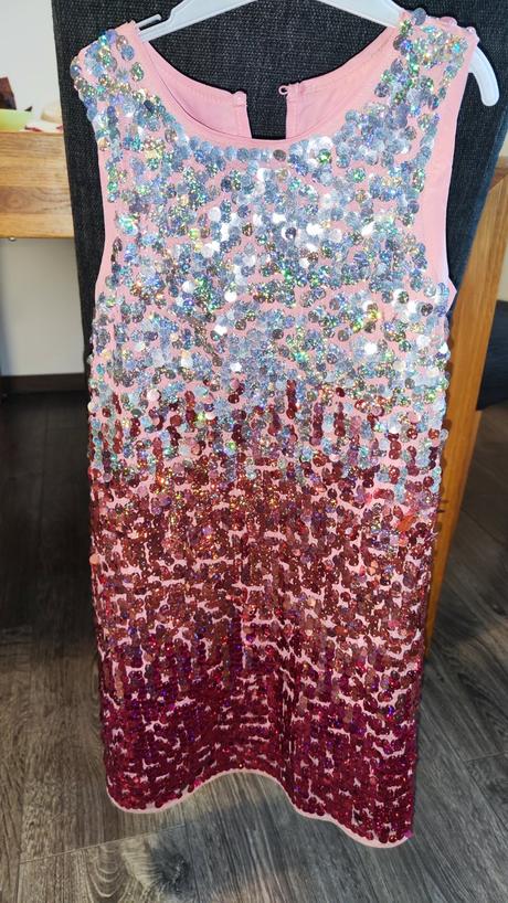 Šaty s flitrami, h&m,122