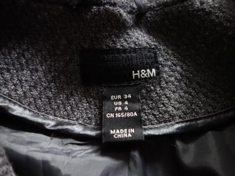 Dámsky kabát h&m, h&m,34