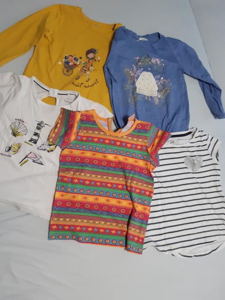 Balík tričiek 98/104- 5 kusov, h&m,98