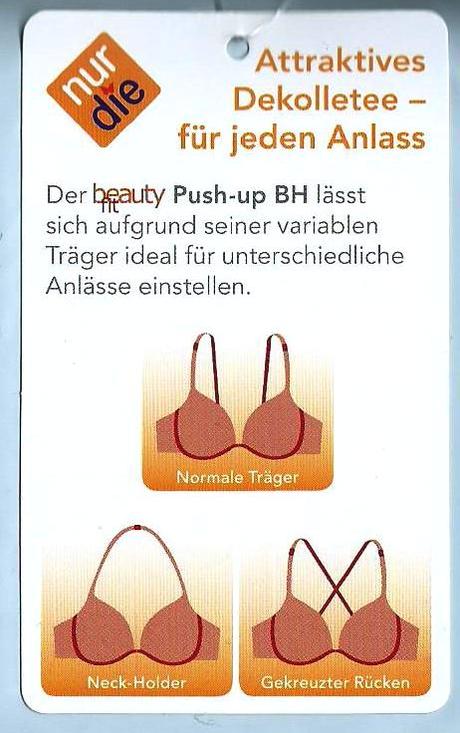 Push-up vystužená podprsenka, 75b / 85b