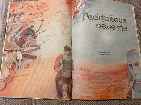 Krásna stará rozprávková kniha padišahova nevesta,