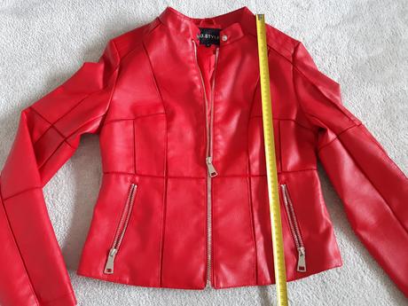 Koženková bunda s, 36