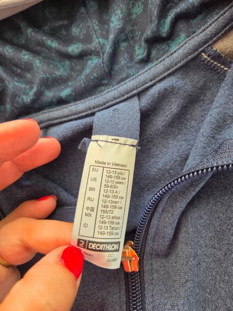 Mikina, decathlon,152