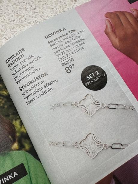 Set 2 náramkov v darčekovom balení, avon