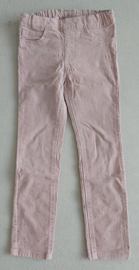 Menžestráky ligotavé srdiečka h&m 116, h&m,116