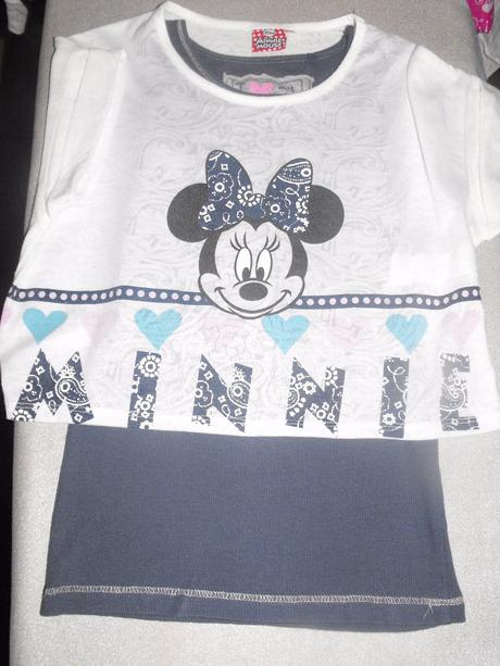 Krátke (crop) tričko minnie disney/y.d., young dimension,152