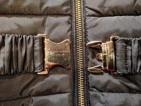 Čierna zimná bunda, h&m,128