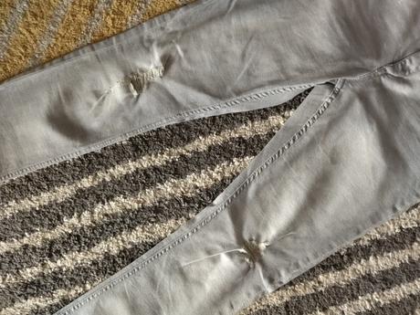 Sivé skinny fit rifle, h&m,152