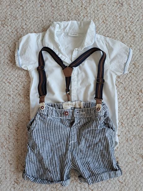 Kratke nohavice na traky, lupilu,80