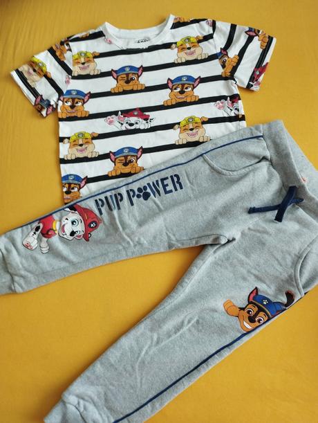 Tepláky a tričko paw patrol, nickelodeon,116
