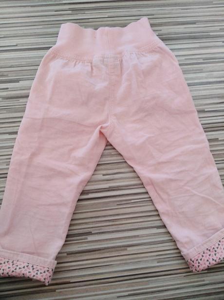 Detské menčestrové nohavice, lupilu,92