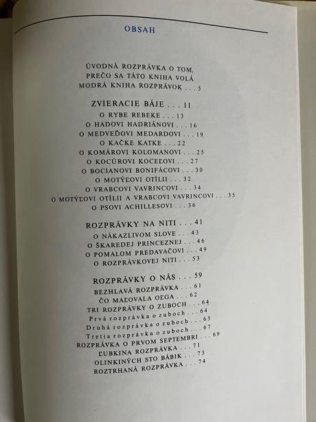 Modrá kniha rozprávok,