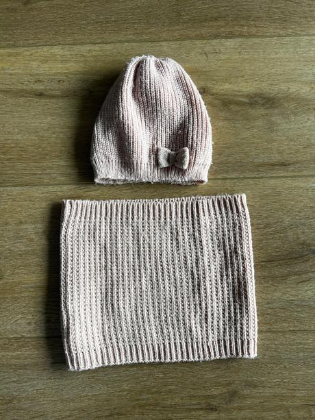 Čiapka + nákrčník h&m 110/128, h&m,110