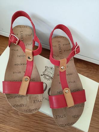 Sandále kožené lasocki, lasocki,37