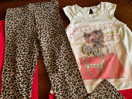 Legínky s leo zvieracím motívom, kids,122