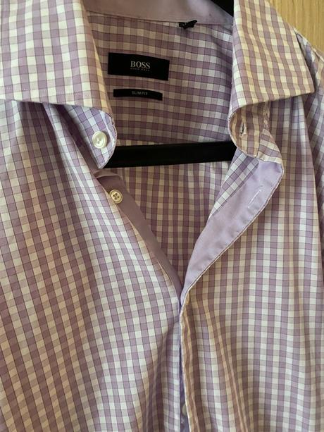 Bavlnená košeľa hugo boss slim fit v. 40, hugo boss,40