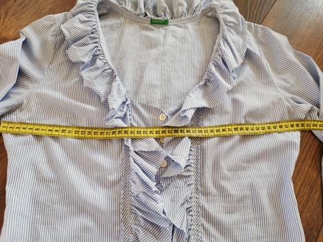 Romantická košeľa, benetton,m