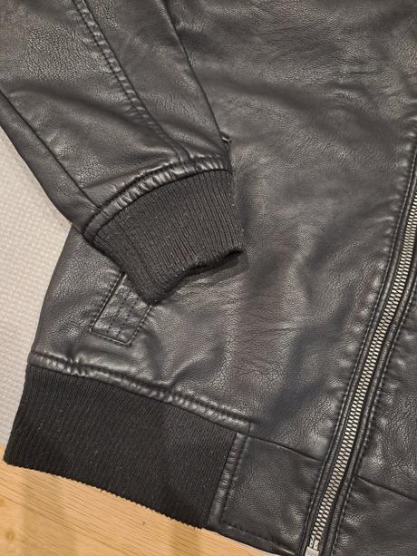 Koženková chlapčenská bunda, 140