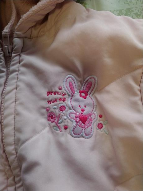 Detská ružová zimná bunda, cherokee, 80-86, cherokee,80