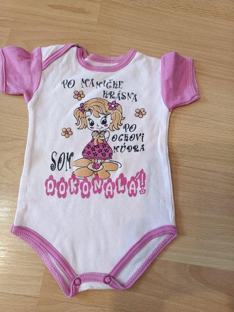 Detské body s krátkym rukávom, 56