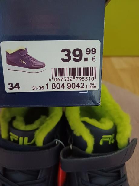 Fila tenisky, fila,34