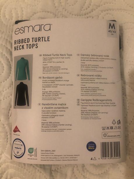 2 x vrubkovane rolaky, esmara,l