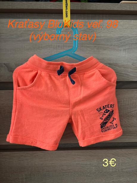 Kraťasy blukids veľ. 98, 98