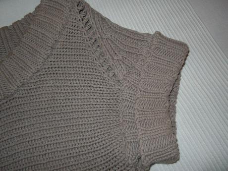 Hrubá pletená vesta s/m, m