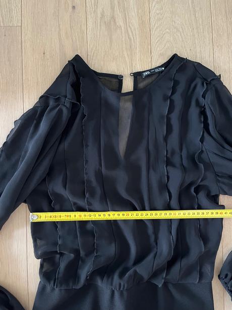 Šaty zara čierne, zara,m