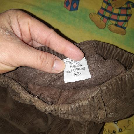 Dievcenske zateplene nohavice, 98