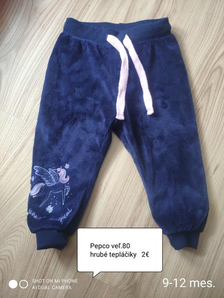 Tepláky, pepco,80